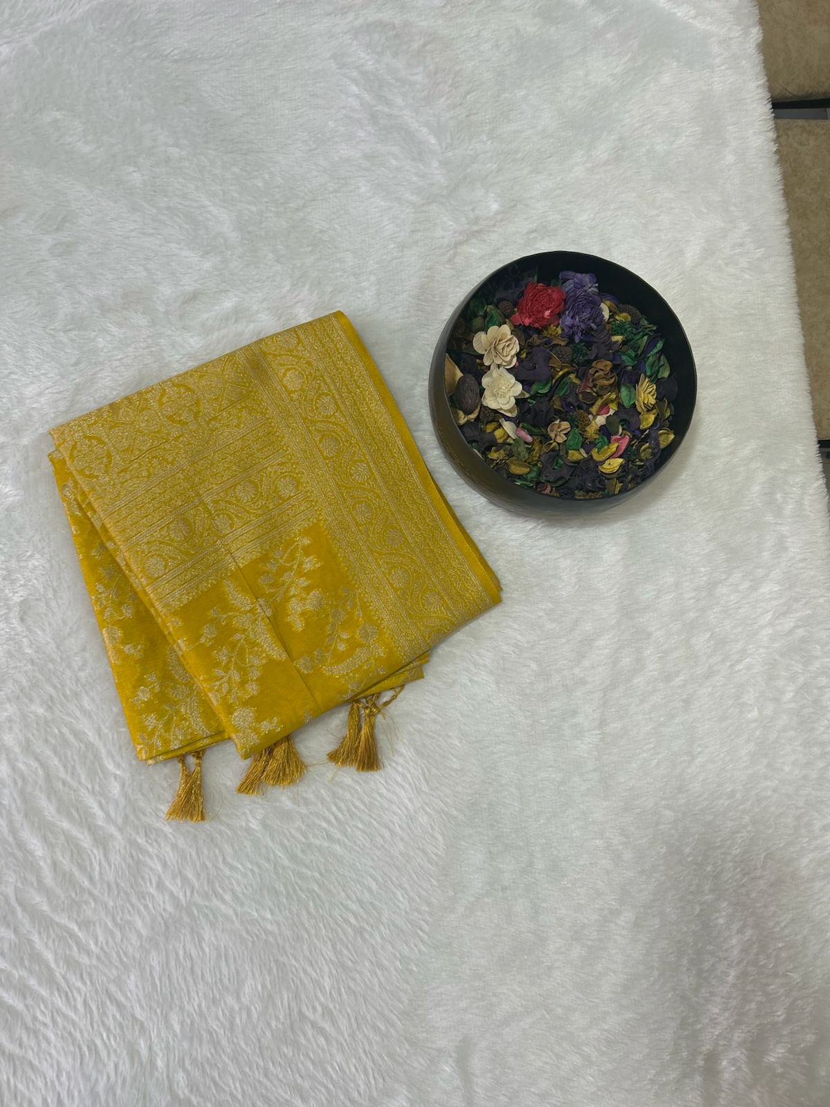 Radhika Muse — Peacock Green Banarasi Jaal Silk Saree